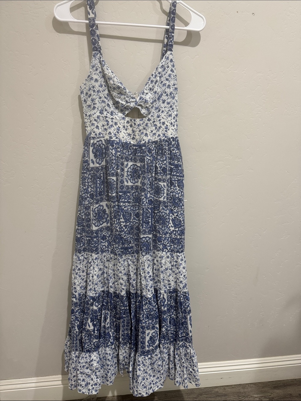 Abercrombie & Fitch Floral Tiered Maxi Dress